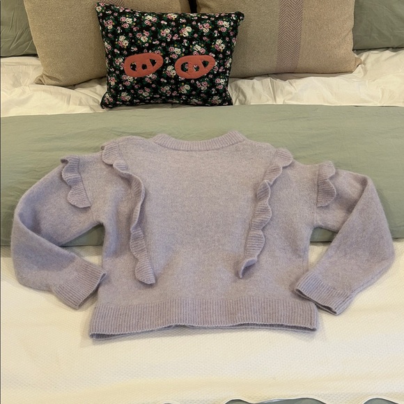 Lavender Ruffle Sweater - Picture 7 of 7